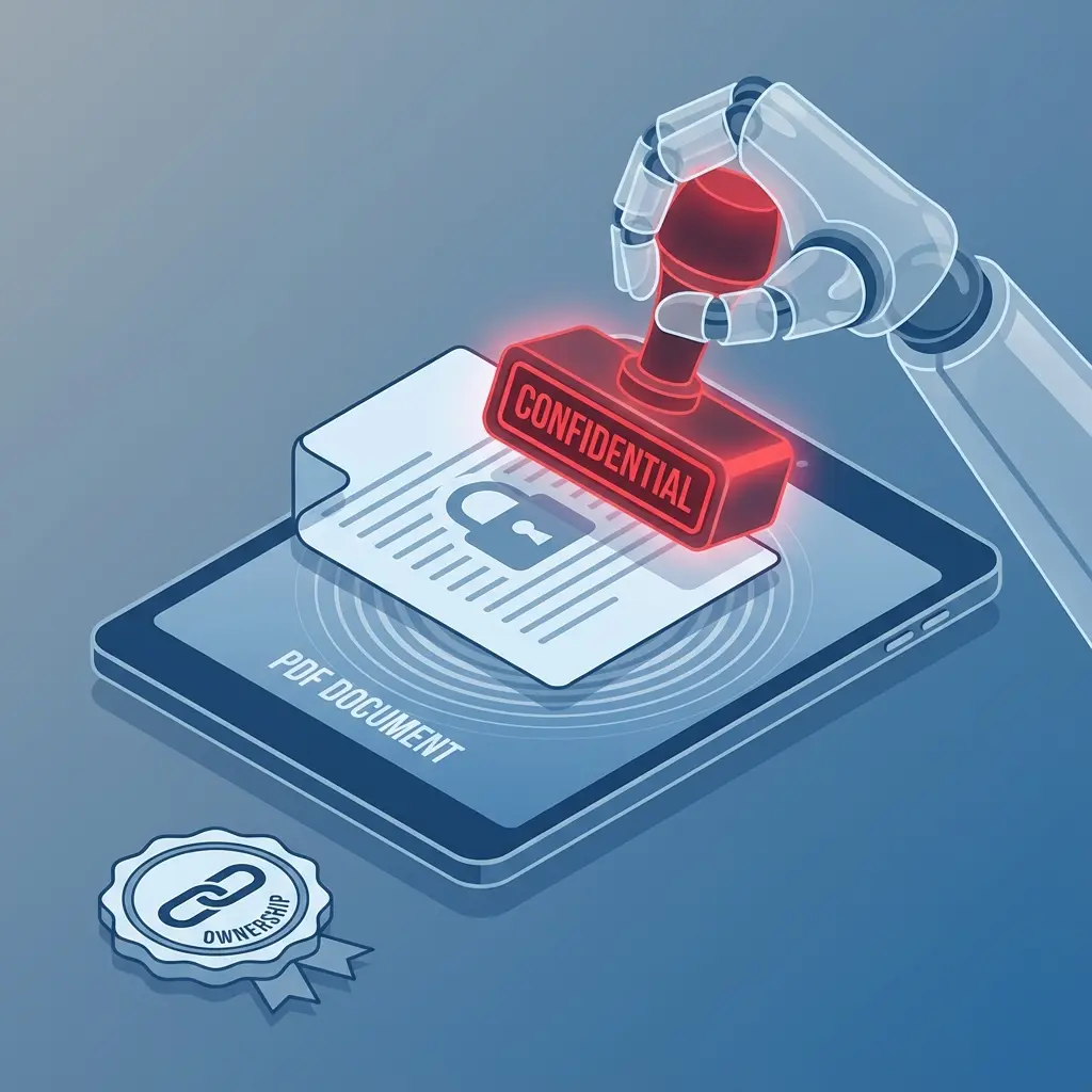 PDF में वॉटरमार्क कैसे जोड़ें (गोपनीय, ड्राफ्ट, कॉपीराइट)