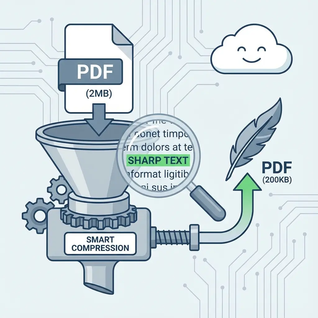 PDF फाइल 200KB से कम कैसे करें? (बिना धुंधला किए)